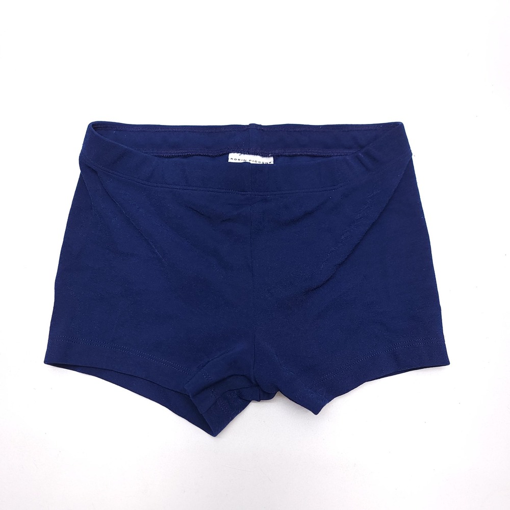 Robin Piccone Mens Navy Blue Swim Trunks Square Cut Drawstring Size Small 265301
